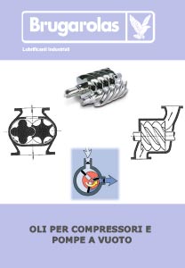 Oli per compressori e pompe a vuoto